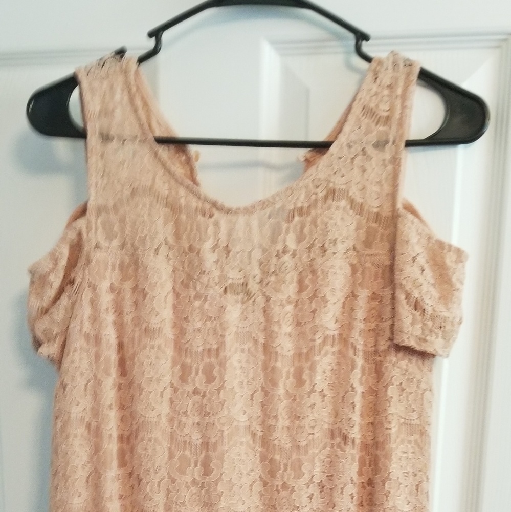 Coral dress